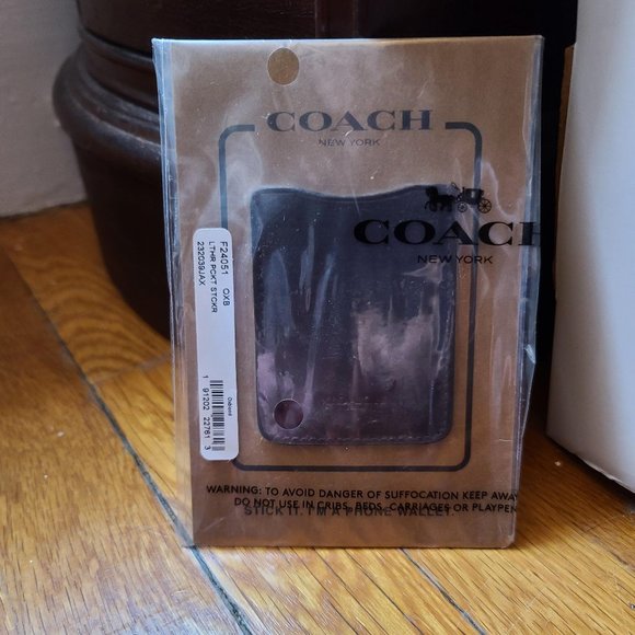 Rare Find … New — Coach Cell Phone Card Case (Unisex) - Picture 6 of 8